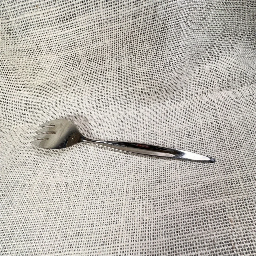 Ebbtide Solid Stainless Steel Serving Fork USA Made Vintage Replacement 8.5 Inch